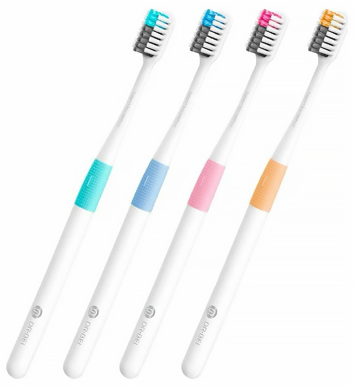 Xiaomi Dr. Bei Bass Method Toothbrush Multicolor (4 шт)
