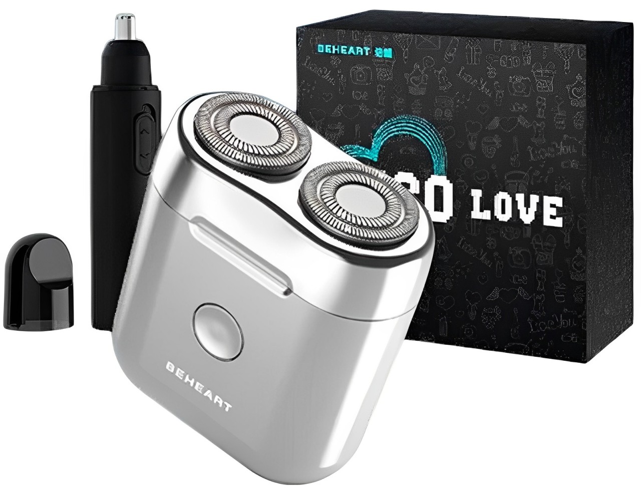 Xiaomi Beheart Gift Box (Trimmer TS01 Black + Electric Shaver G520 Silver)