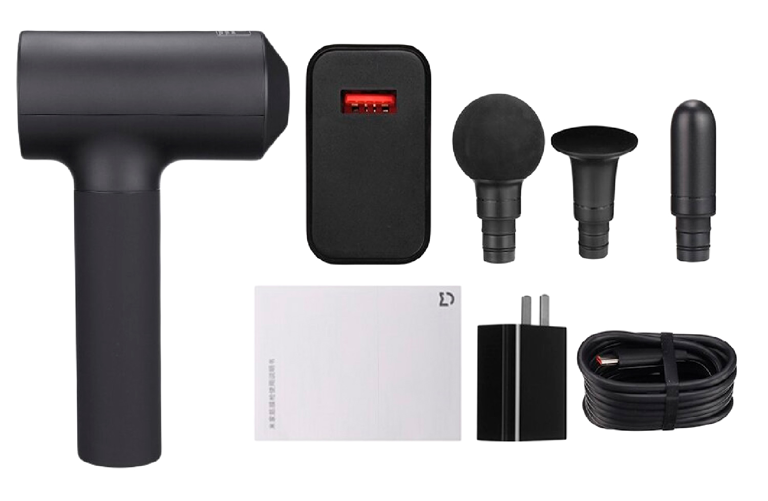Массажный пистолет Xiaomi Mijia Fascia Gun 2 (MJJMQ05-ZJ) Black