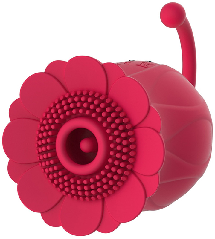Вибратор Sunflower Sucker (HW-317) Red