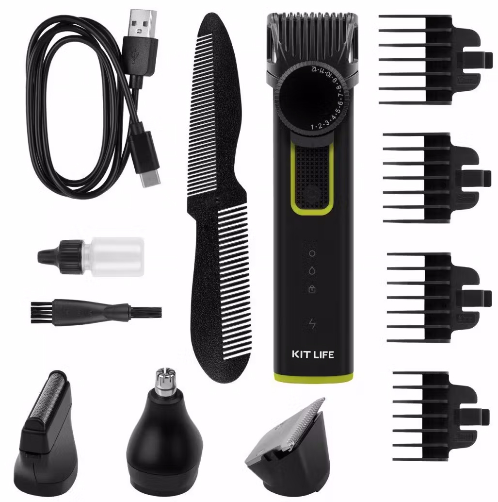 Kit Life Beard Trimmer Set (KTLFQ01) Black