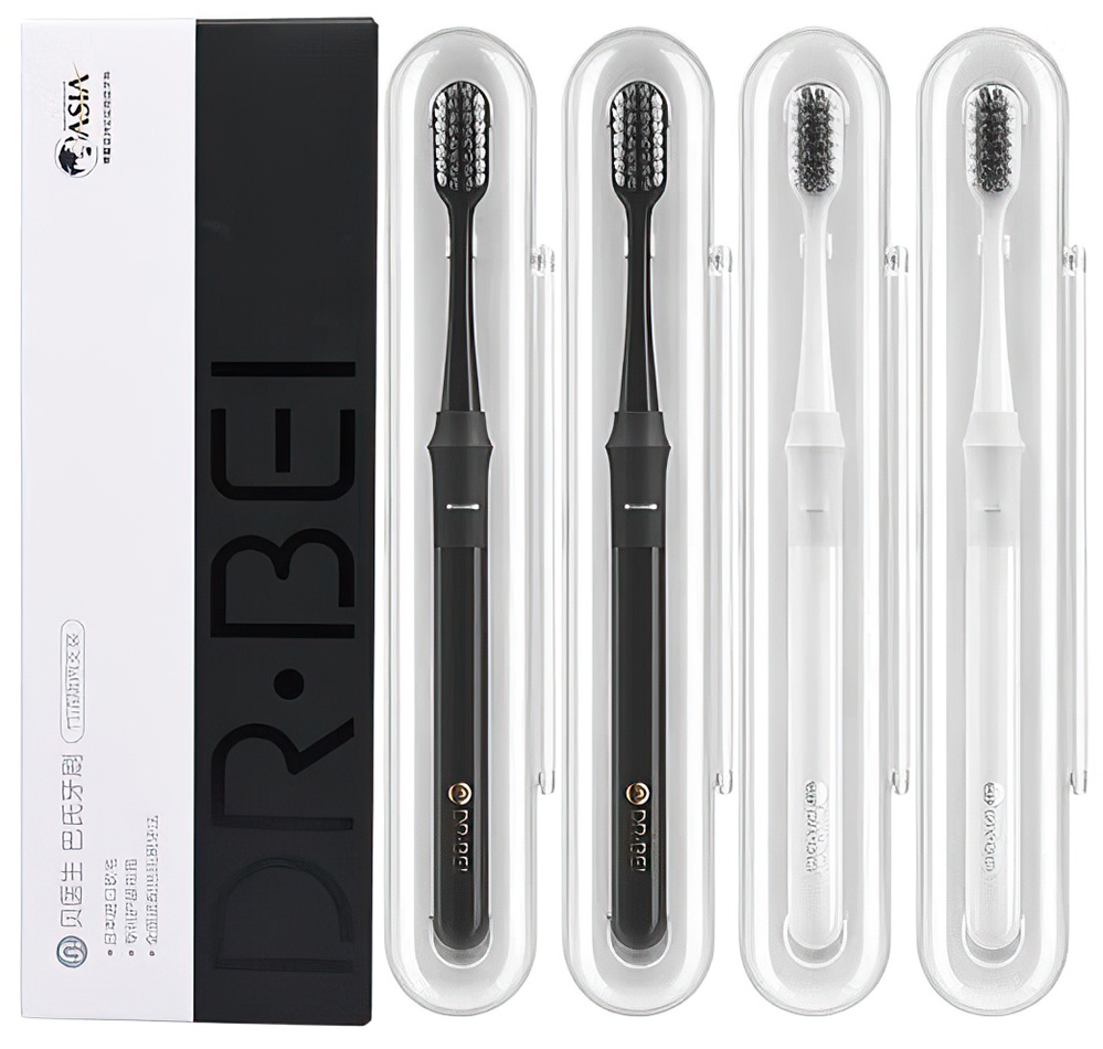 Xiaomi Dr.Bei Toothbrush Bamboo Version Soft (4 шт.)