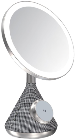 SenCiciMen Multi Functional Mirror with Speaker and Magsafe Charger (SCMW02243) Silver
