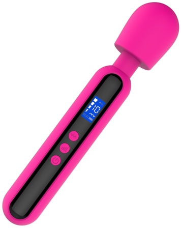 Вибратор LCD AV Medium Size (HW-339) Pink