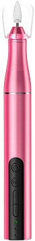 SenCiciMen Cordless Portable Electric Nail Drill 15000 RPM 6 Grinding Heads (VC-08A) Pink